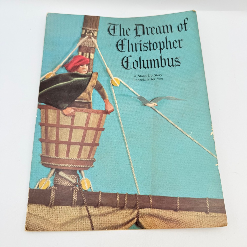 Vintage Hallmark Play Books The Dream of Christopher Columbus Pop-Up Story Book
